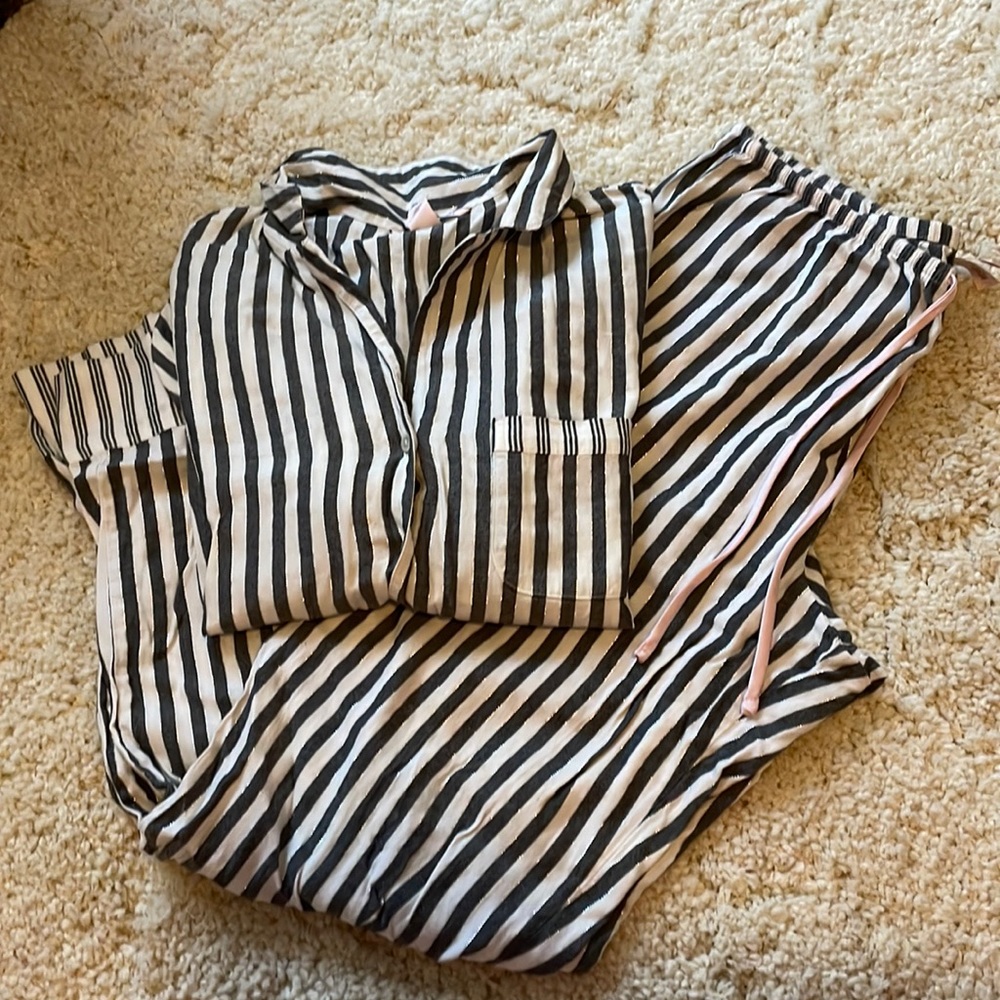 Victoria’s Secret Button-down Cotton PJ’s